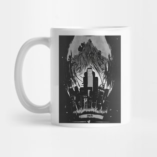 Dystopian Nightmare B&W Mug